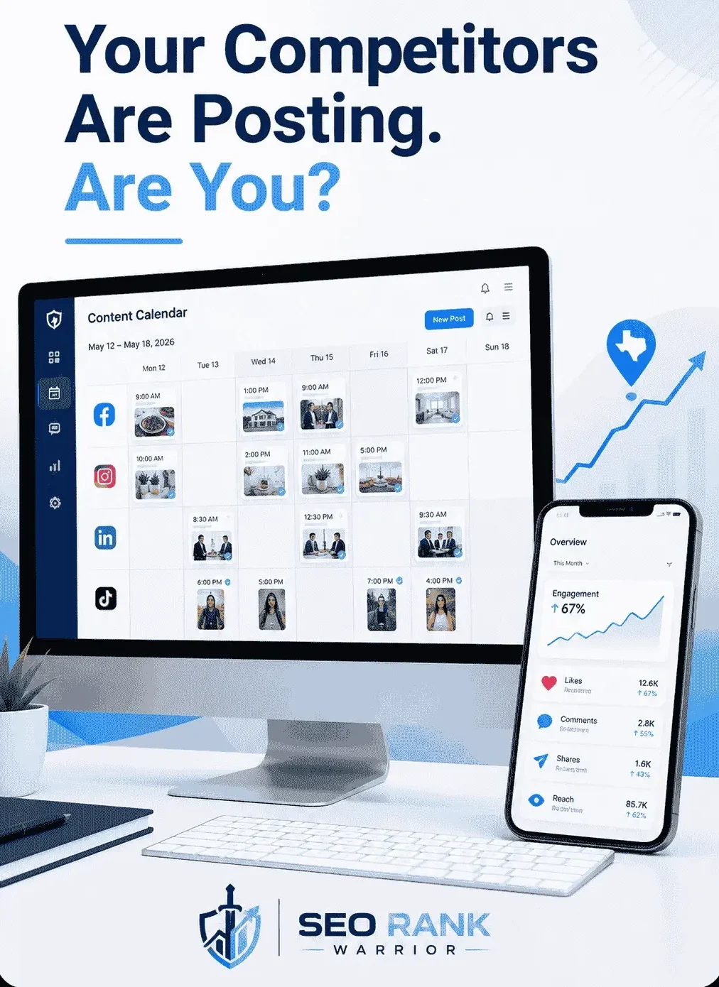 Your Texas Competitors Are Posting Every Day. What Is Your Brand Doing